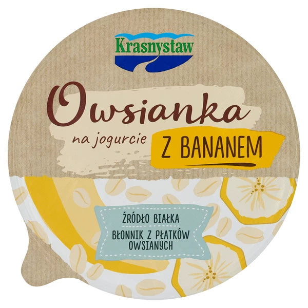 KRASNYSTAW- OWSIANKA Z BANANEM KUBEK 250G