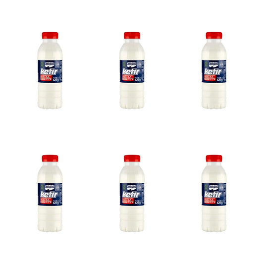 KRASNYSTAW - KEFIR WYSOKOBIAŁKOWY 420G BUTELKA
