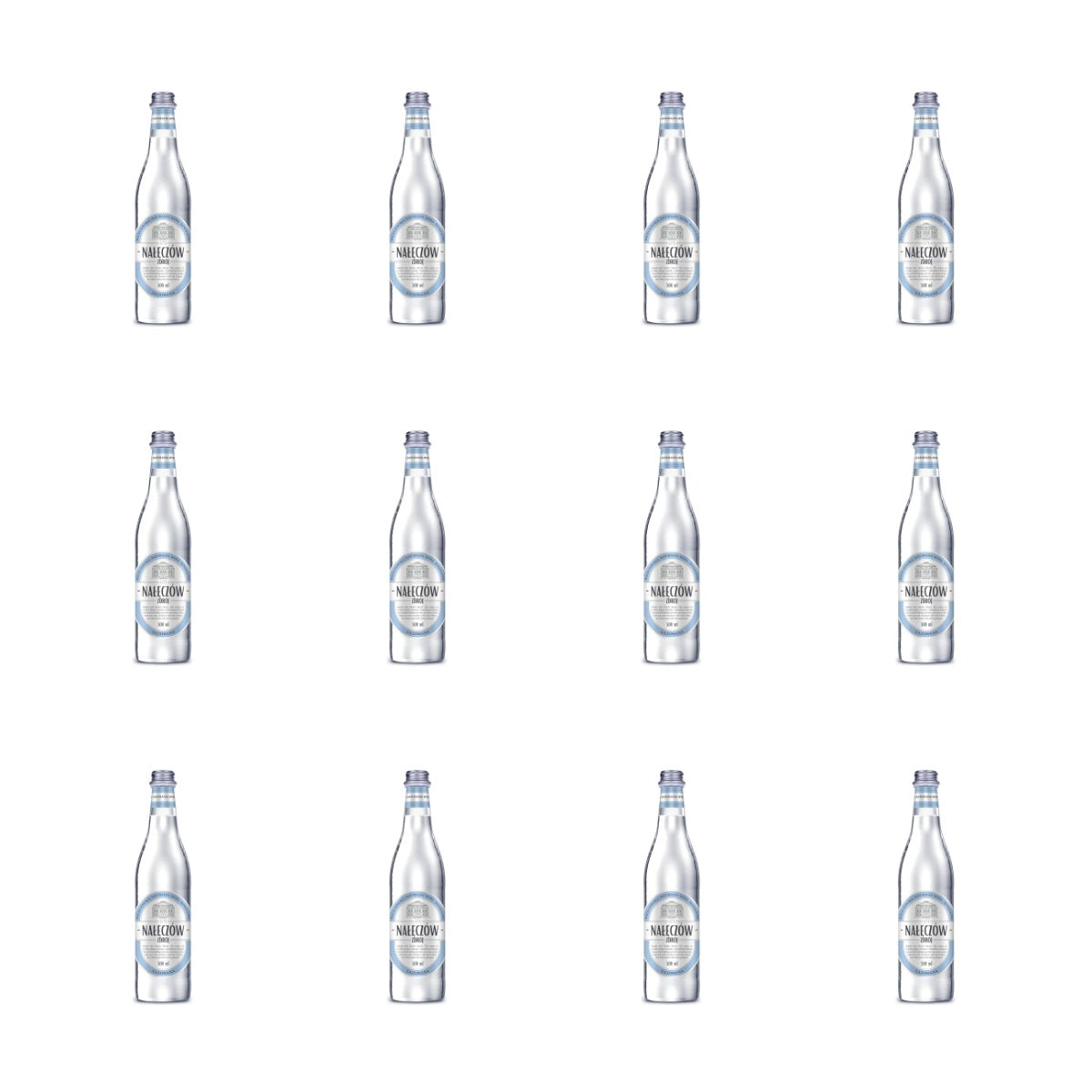 NAŁĘCZÓW - WODA GAZ. 500ML SZKŁO