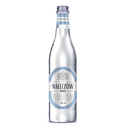 NAŁĘCZÓW - WODA GAZ. 500ML SZKŁO