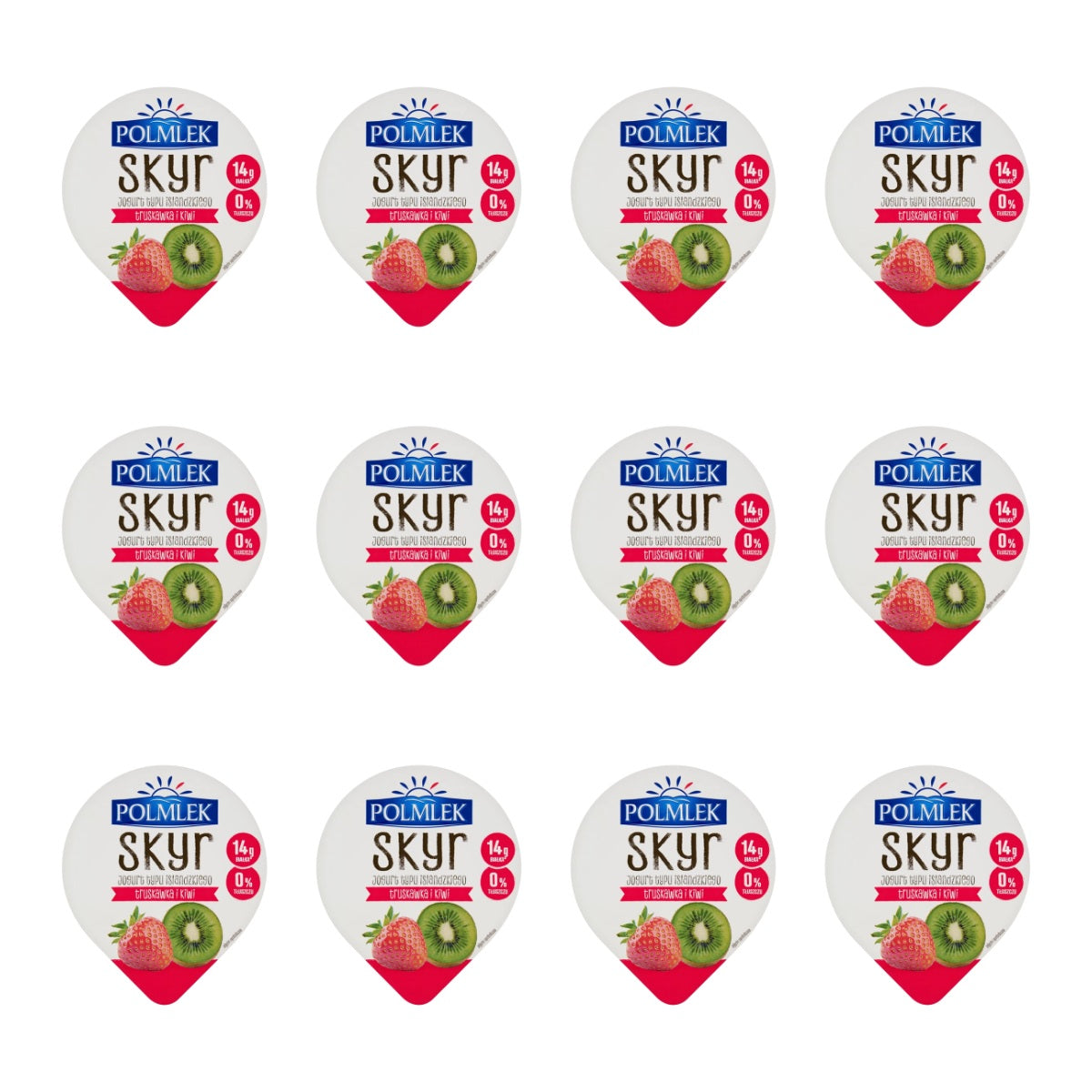 POLMLEK -JOGURT SKYR TRUSKAWKA KIWI 150G