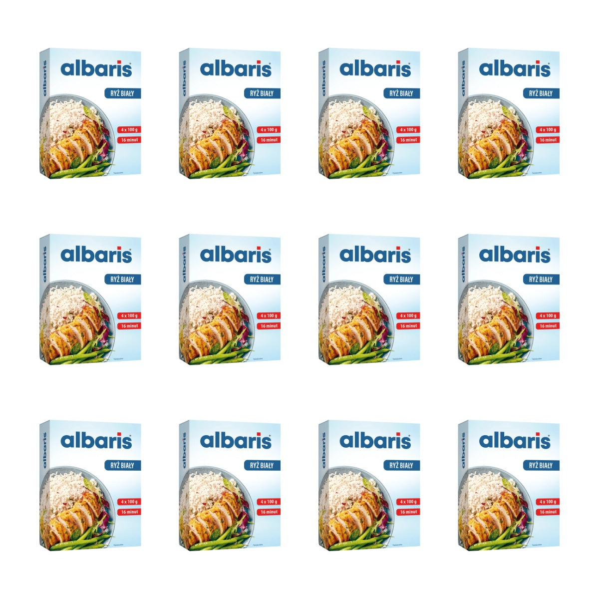 SONKO - RYŻ ALBARIS BIAŁY 4X100G