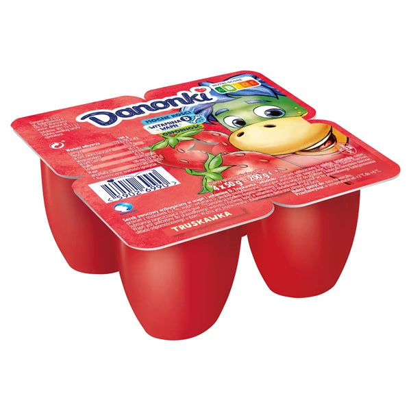 DANONE - DANONKI TRUSKAWKA 4X50G