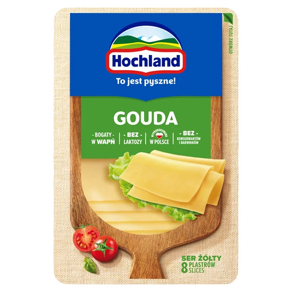 HOCHLAND - SER ŻÓŁTY GOUDA 135G PLASTRY