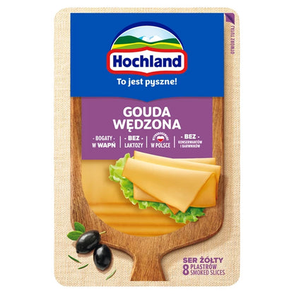 HOCHLAND - SER ŻÓŁTY GOUDA WĘDZONA 135G PLASTRY