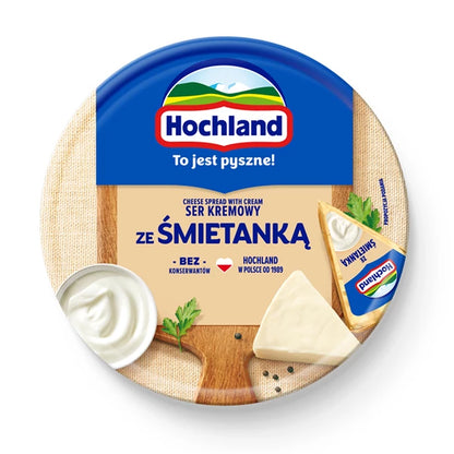 HOCHLAND SEREK TOPIONY KRĄŻEK ŚMIETANKA 180G