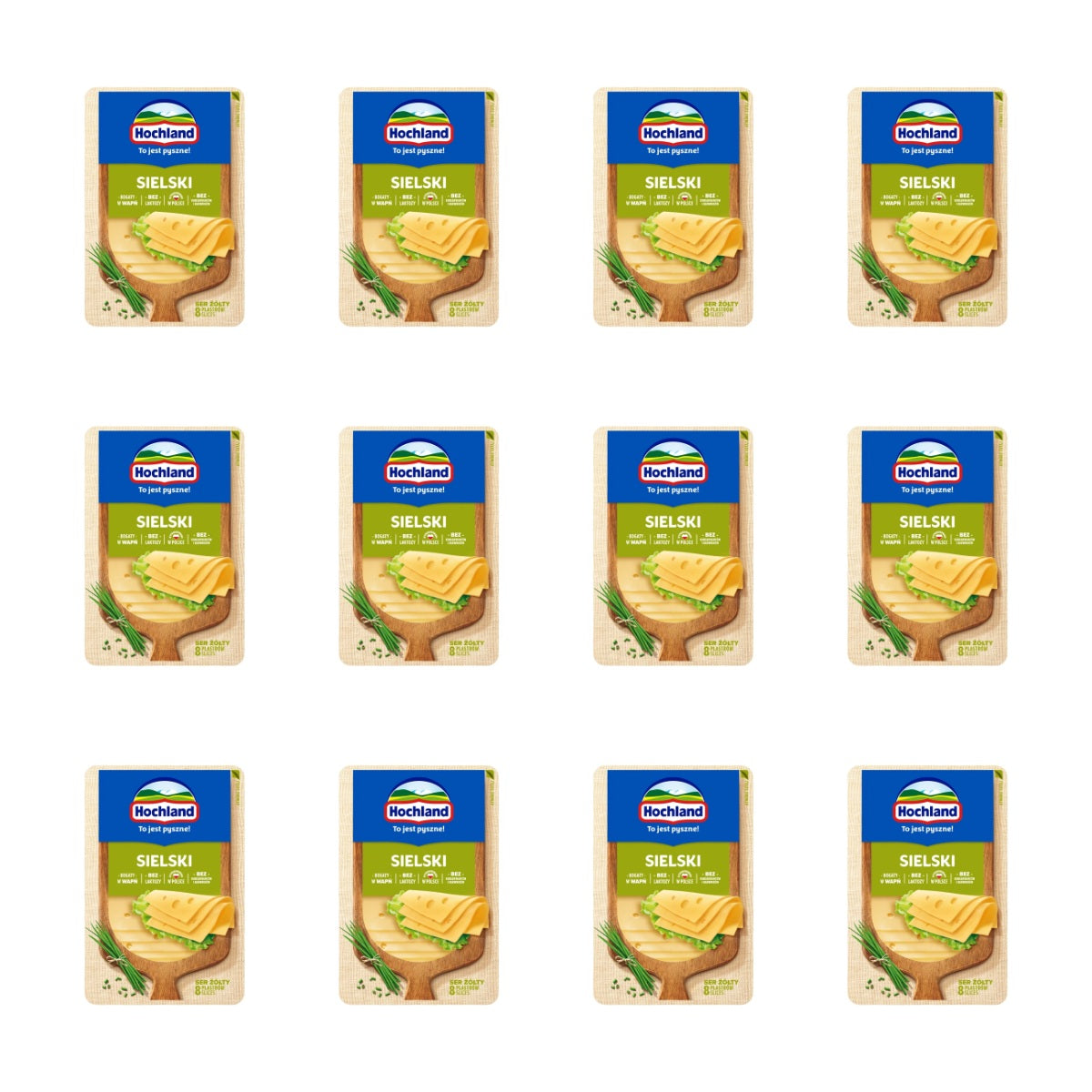 HOCHLAND - SER ŻÓŁTY SIELSKI PLASTRY 135G