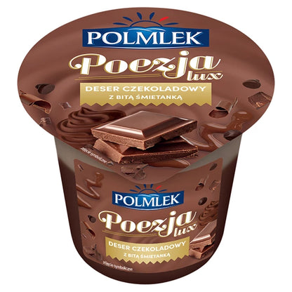 POLMLEK - POEZJA DESER LUX CZEKOLADA Z BITĄ ŚMIETANĄ 180G