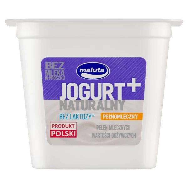 MALUTA - JOG. NATURALNY PEŁNOMLECZNY BEZ LAKTOZY 200G
