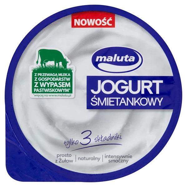 MALUTA - JOGURT ŚMIETANKOWY 9%   220G