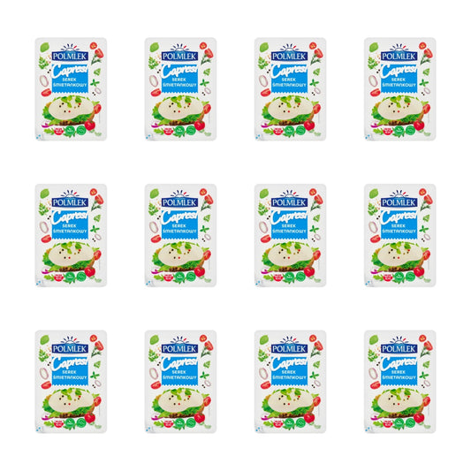 POLMLEK - SEREK PLASTRY CAPRESI ŚMIETANKA 150G