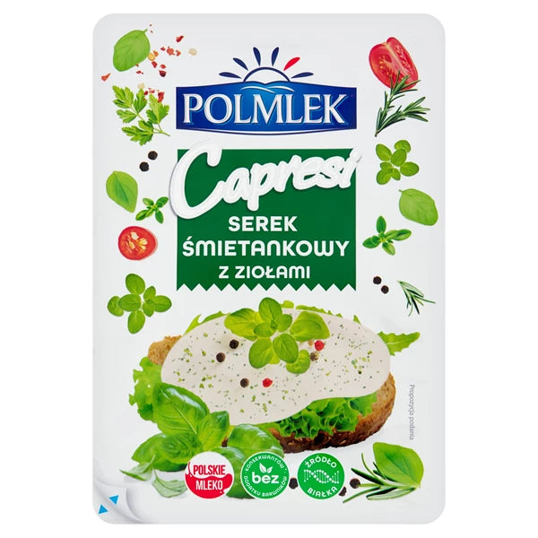 POLMLEK - SEREK PLASTRY CAPRESI ZIOŁO 150G