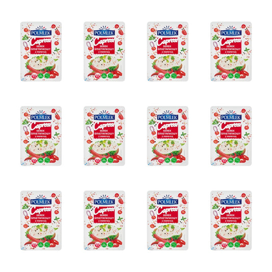 POLMLEK - SEREK PLASTRY CAPRESI PAPRYKA 150G