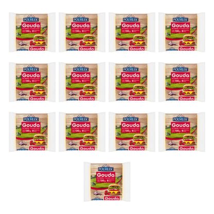 POLMLEK- SER TOPIONY GOUDA PLASTRY     145G