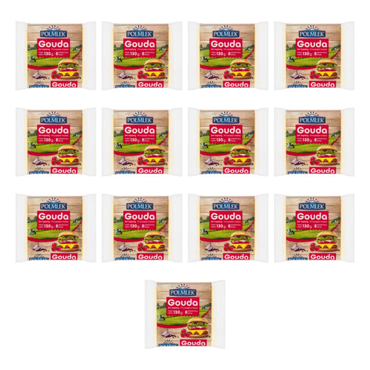 POLMLEK- SER TOPIONY GOUDA PLASTRY     145G