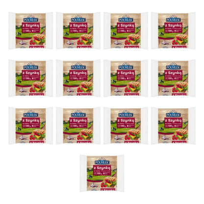 POLMLEK- SER TOPIONY Z SZYNKĄ PLASTRY     145G