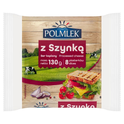 POLMLEK- SER TOPIONY Z SZYNKĄ PLASTRY     145G