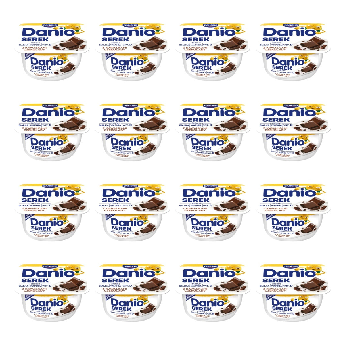 DANONE - SEREK DANIO EXTRA Z CZEKOLADĄ 130G