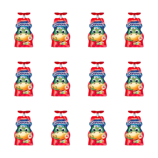 DANONE - DANONKI W SASZETCE TRUSKAWKA 70G
