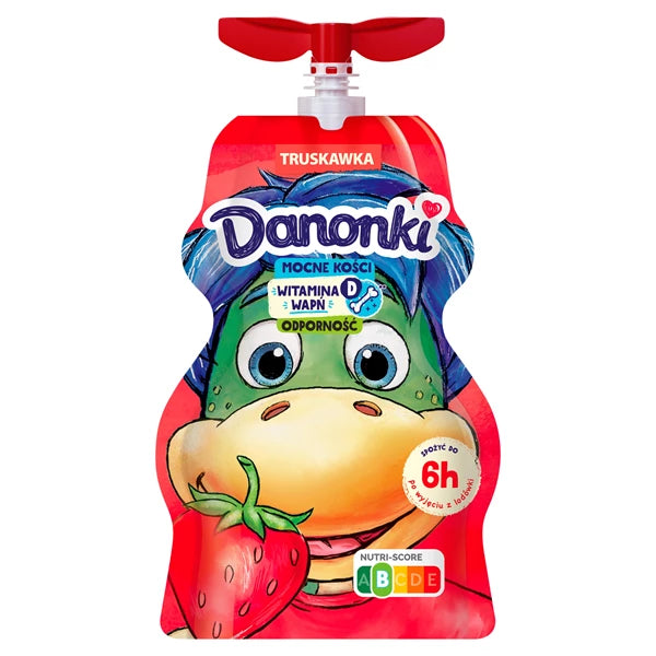 DANONE - DANONKI W SASZETCE TRUSKAWKA 70G