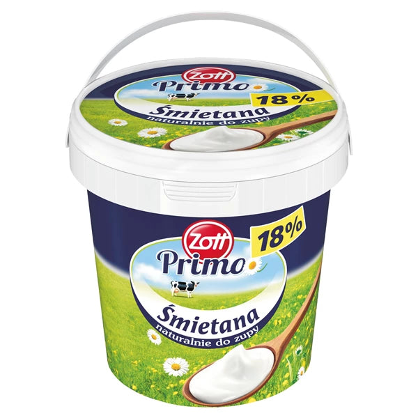 ZOTT - PRIMO ŚMIETANA 18% 1KG