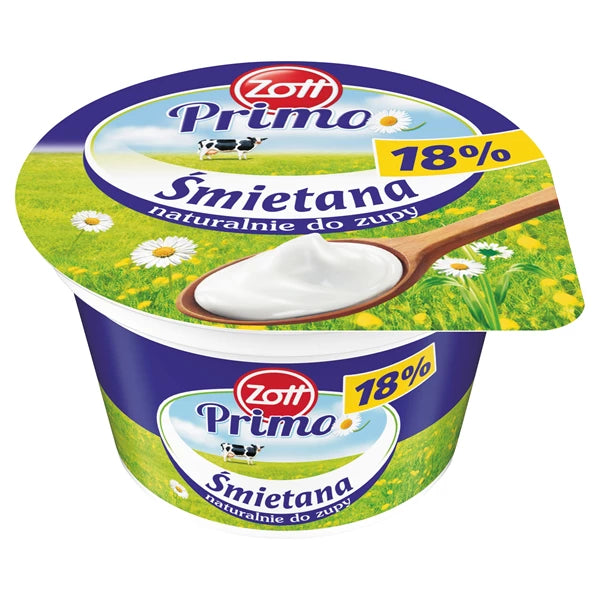 ZOTT - PRIMO ŚMIETANA 18% 180G