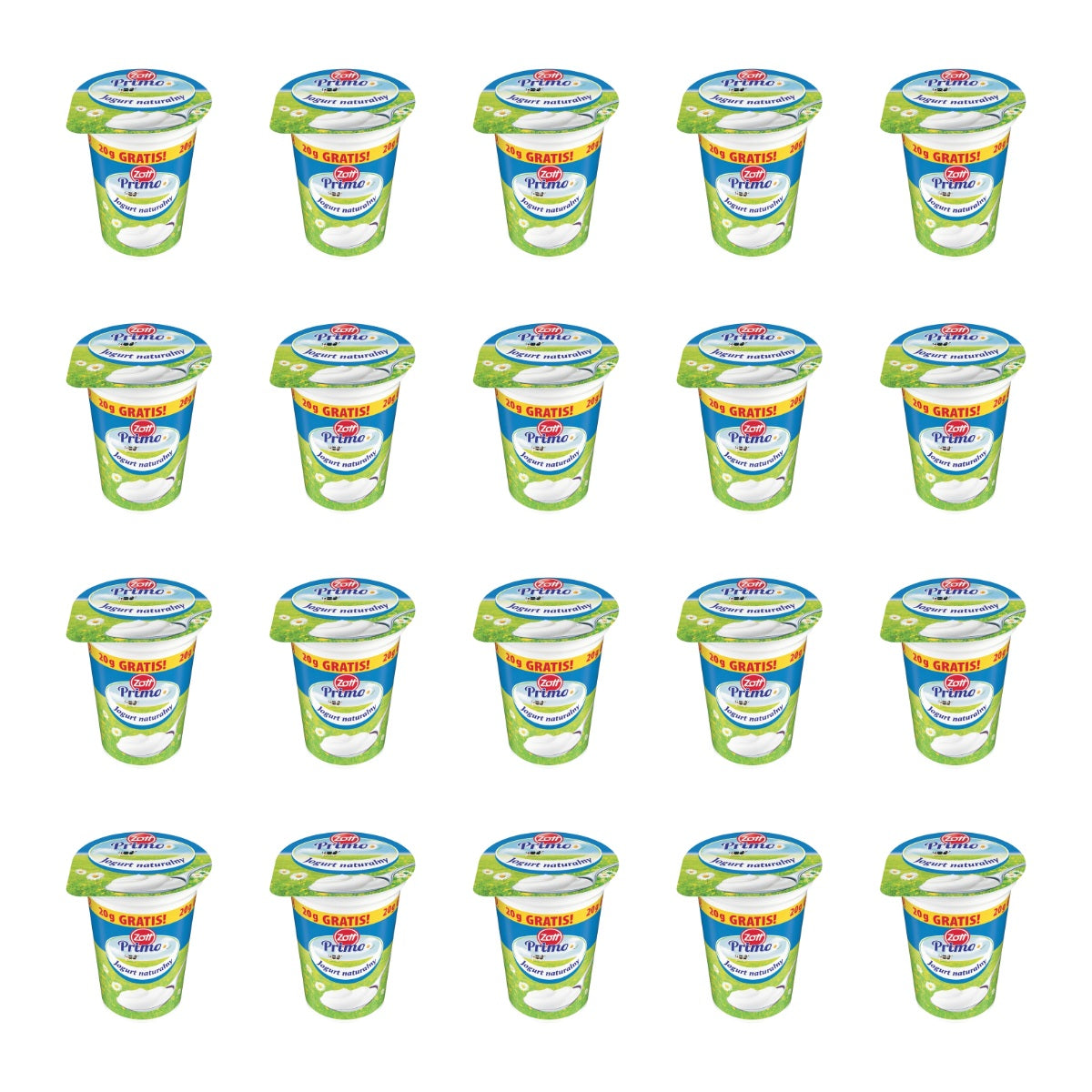 ZOTT - PRIMO JOGURT NATURALNY 180G+20G GRATIS