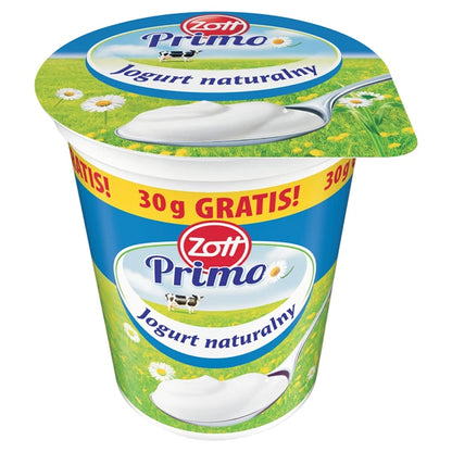 ZOTT - PRIMO JOGURT NATURALNY 370G+30G GRATIS
