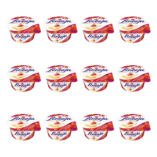 ZOTT FINEZJA JOGURT KREMOWY Z CZEKOLADĄ I OWOCAMI 130G