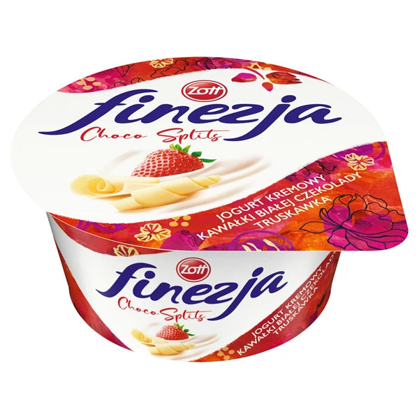 ZOTT FINEZJA JOGURT KREMOWY Z CZEKOLADĄ I OWOCAMI 130G