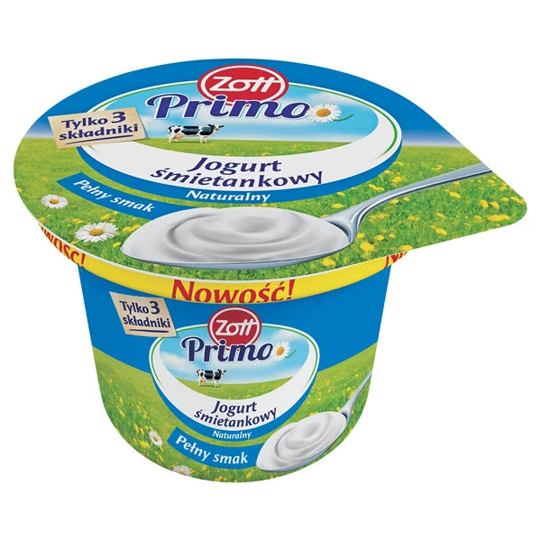 ZOTT - PRIMO JOGURT ŚMIETANKOWY 220G