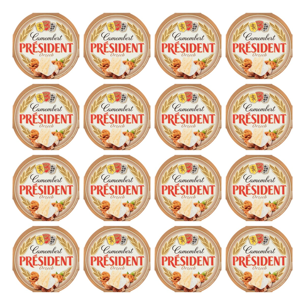 LACTALIS - PRESIDENT CAMEMBERT  ORZECH  120G.