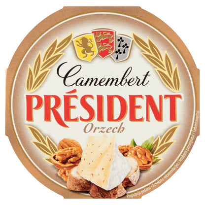 LACTALIS - PRESIDENT CAMEMBERT  ORZECH  120G.