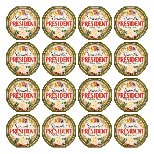 LACTALIS - PRESIDENT CAMEMBERT  ZIELONY PIEPRZ 120G.