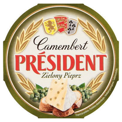LACTALIS - PRESIDENT CAMEMBERT  ZIELONY PIEPRZ 120G.