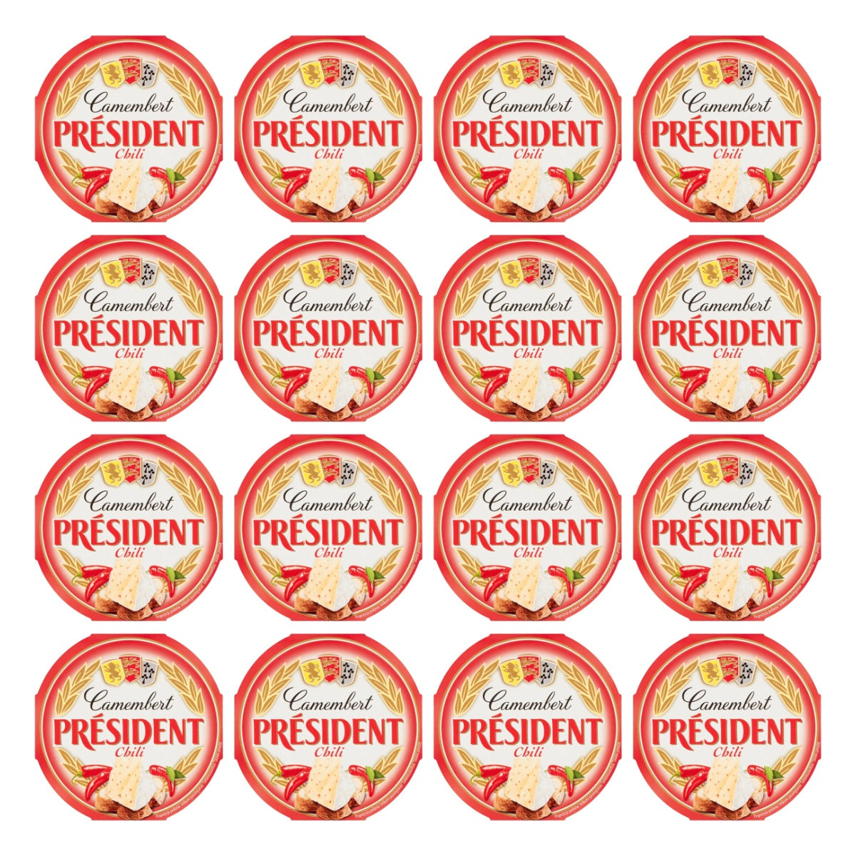LACTALIS - PRESIDENT CAMEMBERT  CHILI  120G.