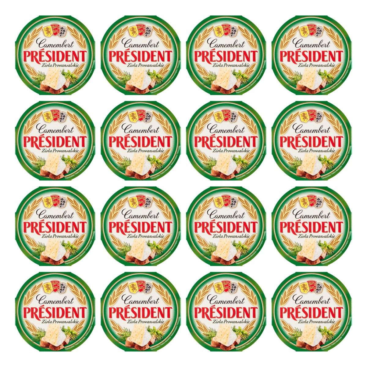 LACTALIS - PRESIDENT CAMEMBERT  ZIOŁA PROWAN 120G.