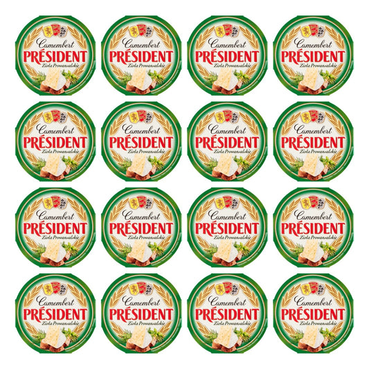 LACTALIS - PRESIDENT CAMEMBERT  ZIOŁA PROWAN 120G.