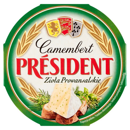 LACTALIS - PRESIDENT CAMEMBERT  ZIOŁA PROWAN 120G.