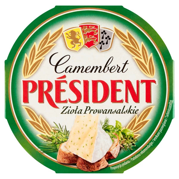 LACTALIS - PRESIDENT CAMEMBERT ZIOŁA PROWAN 120G.