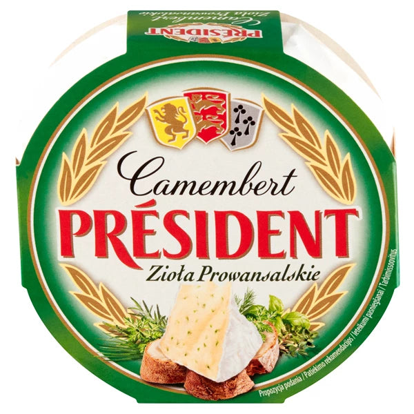 LACTALIS - PRESIDENT CAMEMBERT ZIOŁA PROWAN 120G.