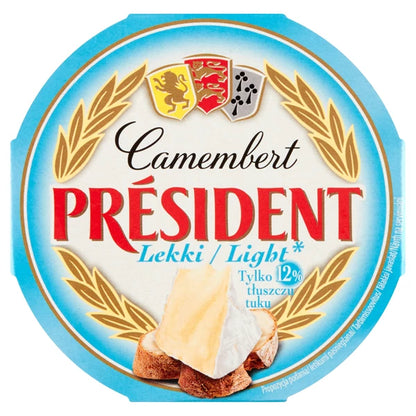LACTALIS - PRESIDENT CAMEMBERT  LIGHTS  120G.