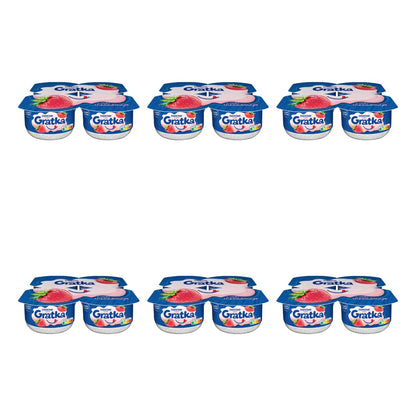 DANONE - GRATKA TRUSKAWKA 4X115G