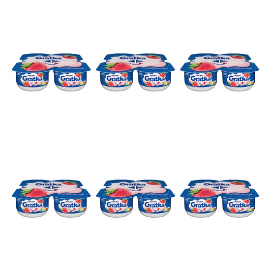 DANONE - GRATKA TRUSKAWKA 4X115G