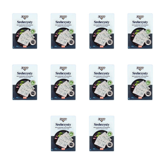 LAZUR - SER PLEŚNIOWY SREBRZYSTY PLASTRY 100G