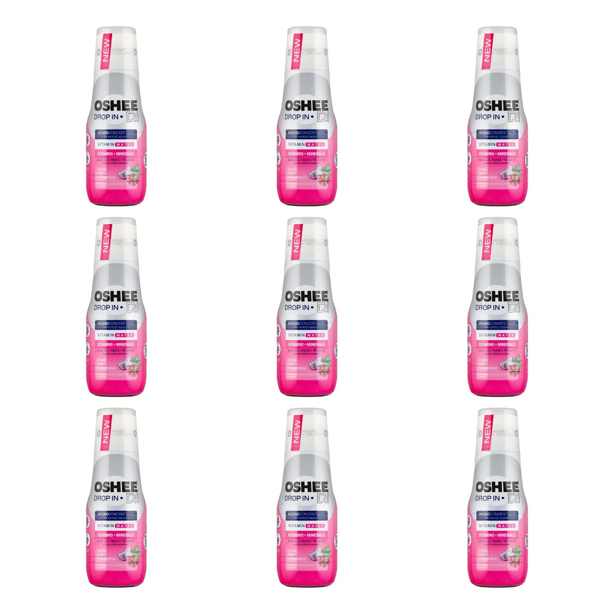OSHEE -DROP IN HYDROCONCENTRATE VITAMIN WATER  VIT+MIN 500ML