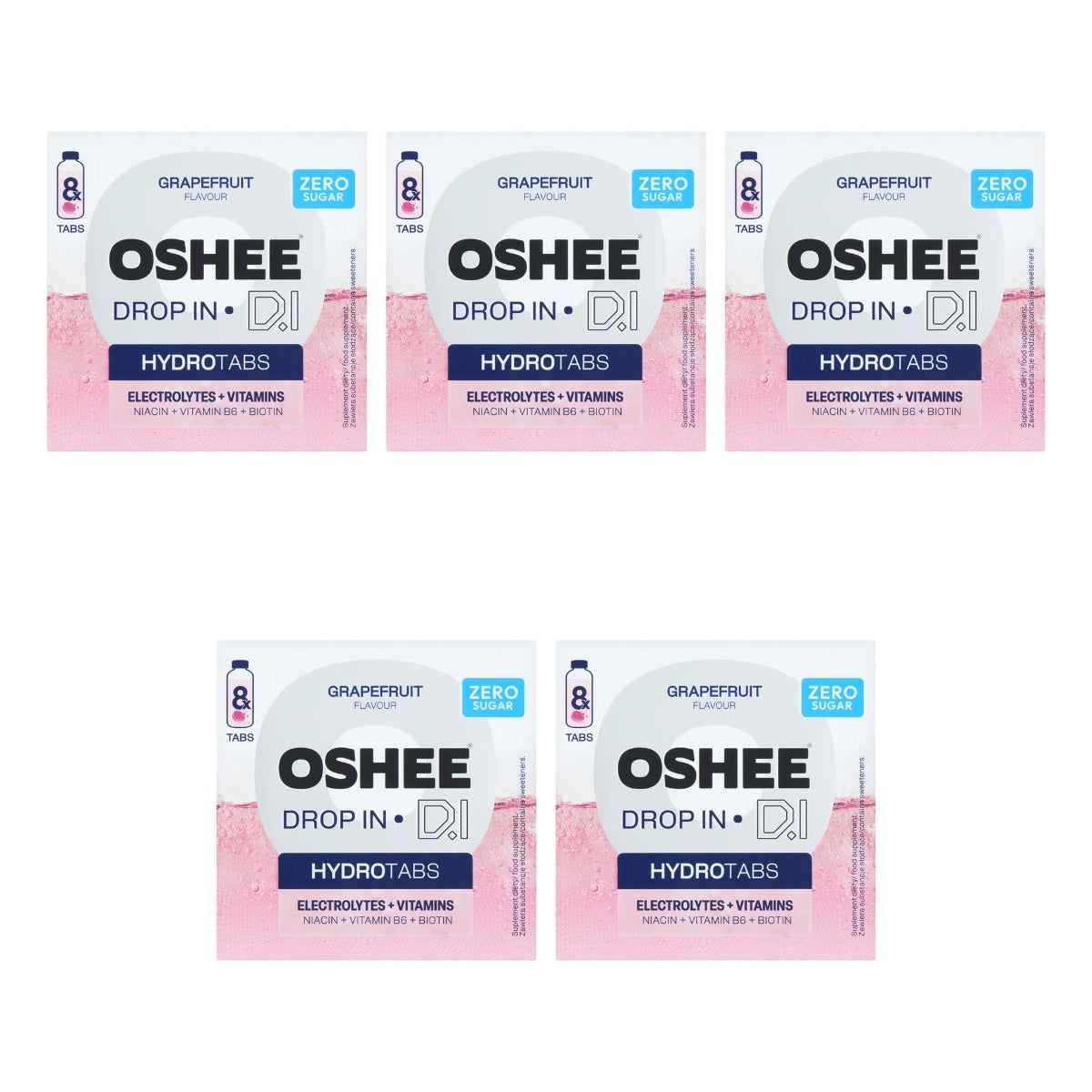 OSHEE -DROP IN HYDROTABS ELECTROLYTES+VITAMINS GRAPEFRUIT