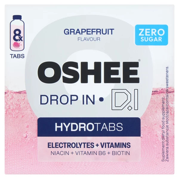 OSHEE -DROP IN HYDROTABS ELECTROLYTES+VITAMINS GRAPEFRUIT