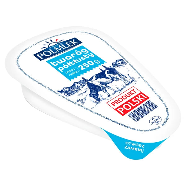 POLMLEK - ULUBIONY TWARÓG PÓŁTŁUSTY KLINEK 250G