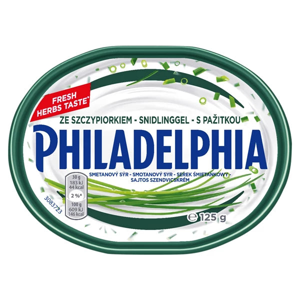 ZOTT - PHILADELPHIA SEREK ŚMIETANKOWY  ZE SZCZYPIORKIEM 125G